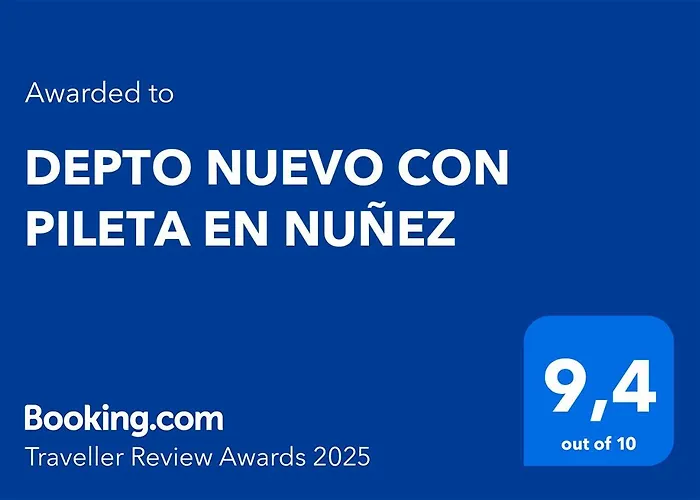 Depto Nuevo Con Pileta En Nunez